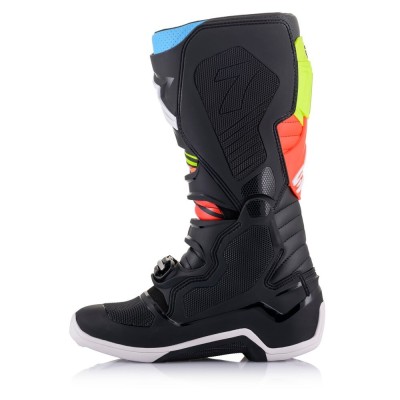 Bottes Alpinestars Tech 7 Noir Jaune Rouge Fluo 
