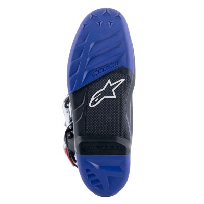 Bottes Alpinestars Tech 7 Noir Bleu Fonce Rouge Blanc 