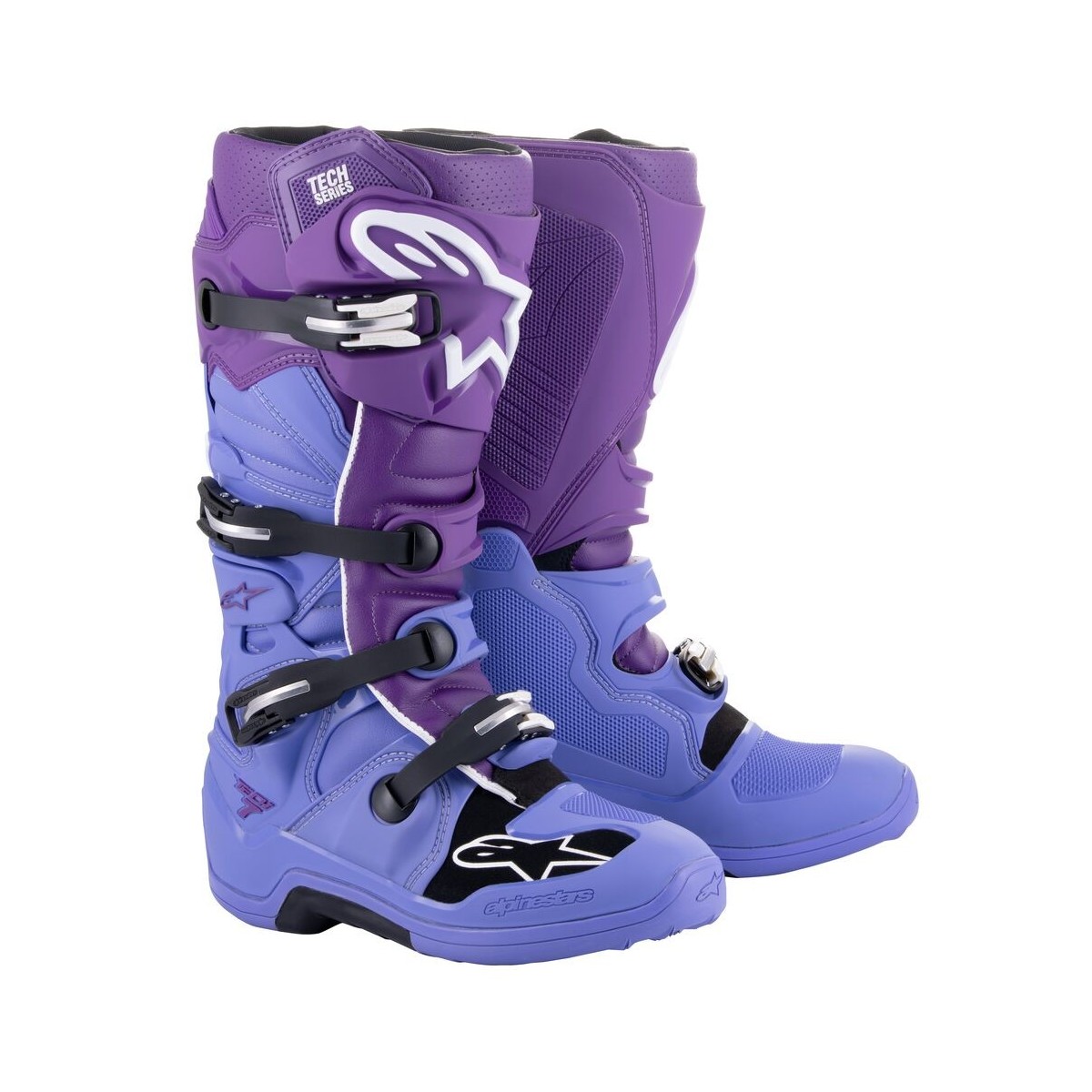 Bottes Alpinestars Tech 7 Double Violet Blanc 