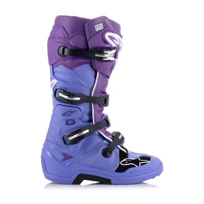 Bottes Alpinestars Tech 7 Double Violet Blanc 