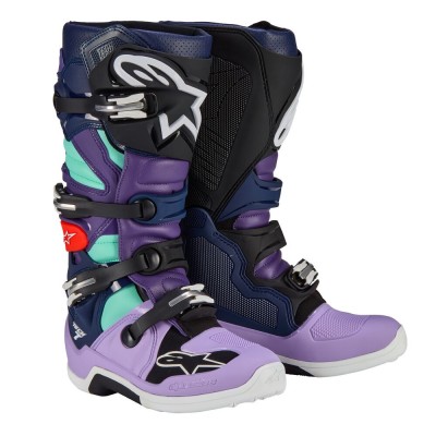 Bottes Alpinestars Tech 7 Limited Edition Imperial Double Purple Blue Black 