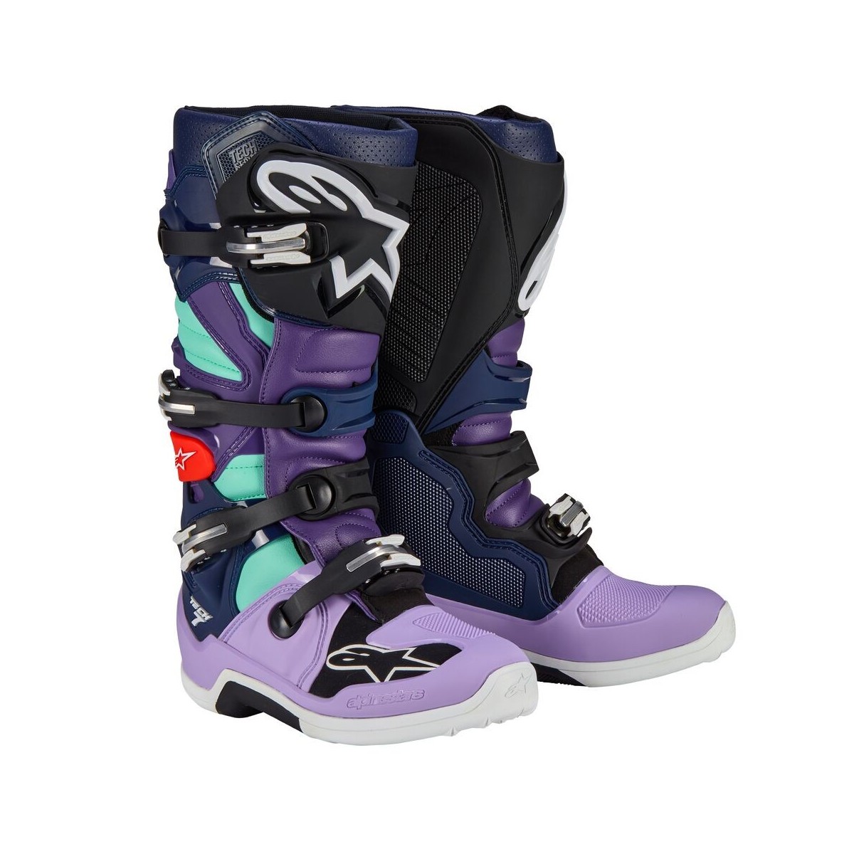 Bottes Alpinestars Tech 7 Limited Edition Imperial Double Purple Blue Black 