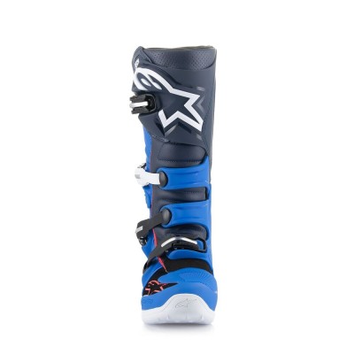 Bottes Alpinestars Tech 7 Bleu Alpine Marine Nuit Rouge Vif 