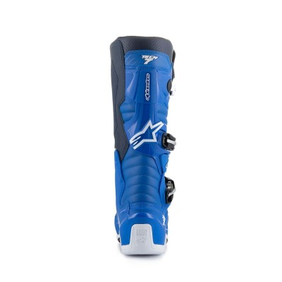 Bottes Alpinestars Tech 7 Bleu Alpine Marine Nuit Rouge Vif 