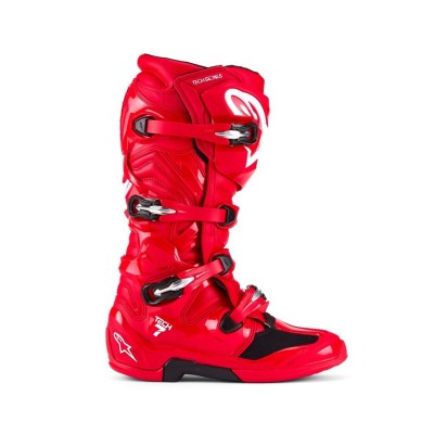 Bottes Alpinestars Tech 7 Rouge Brillant 