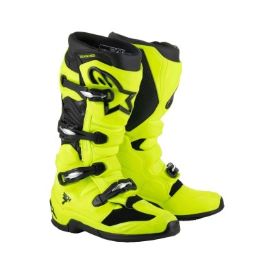 Bottes Alpinestars Tech 7 Jaune Fluo Noir 