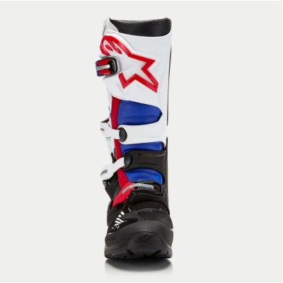 Bottes Alpinestars Honda Tech 7 Enduro Drystar Noir Blanc Bleu Rouge 
