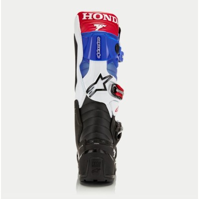 Bottes Alpinestars Honda Tech 7 Enduro Drystar Noir Blanc Bleu Rouge 