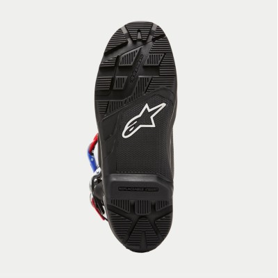 Bottes Alpinestars Honda Tech 7 Enduro Drystar Noir Blanc Bleu Rouge 