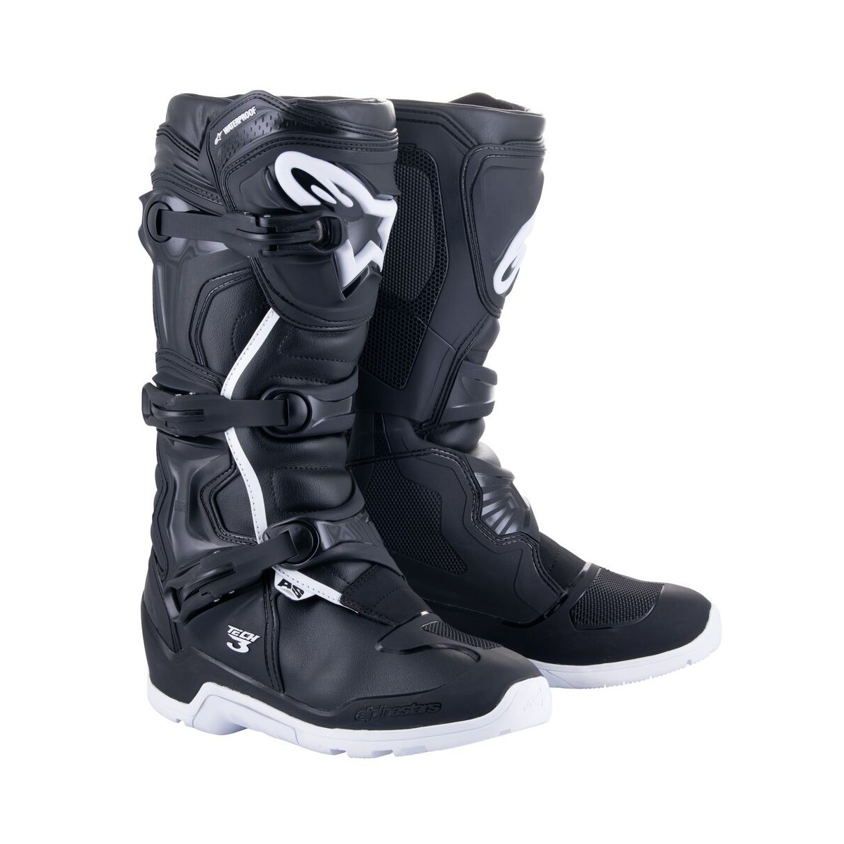 Bottes Alpinestars Tech3 Enduro étanches Noir Blanc 