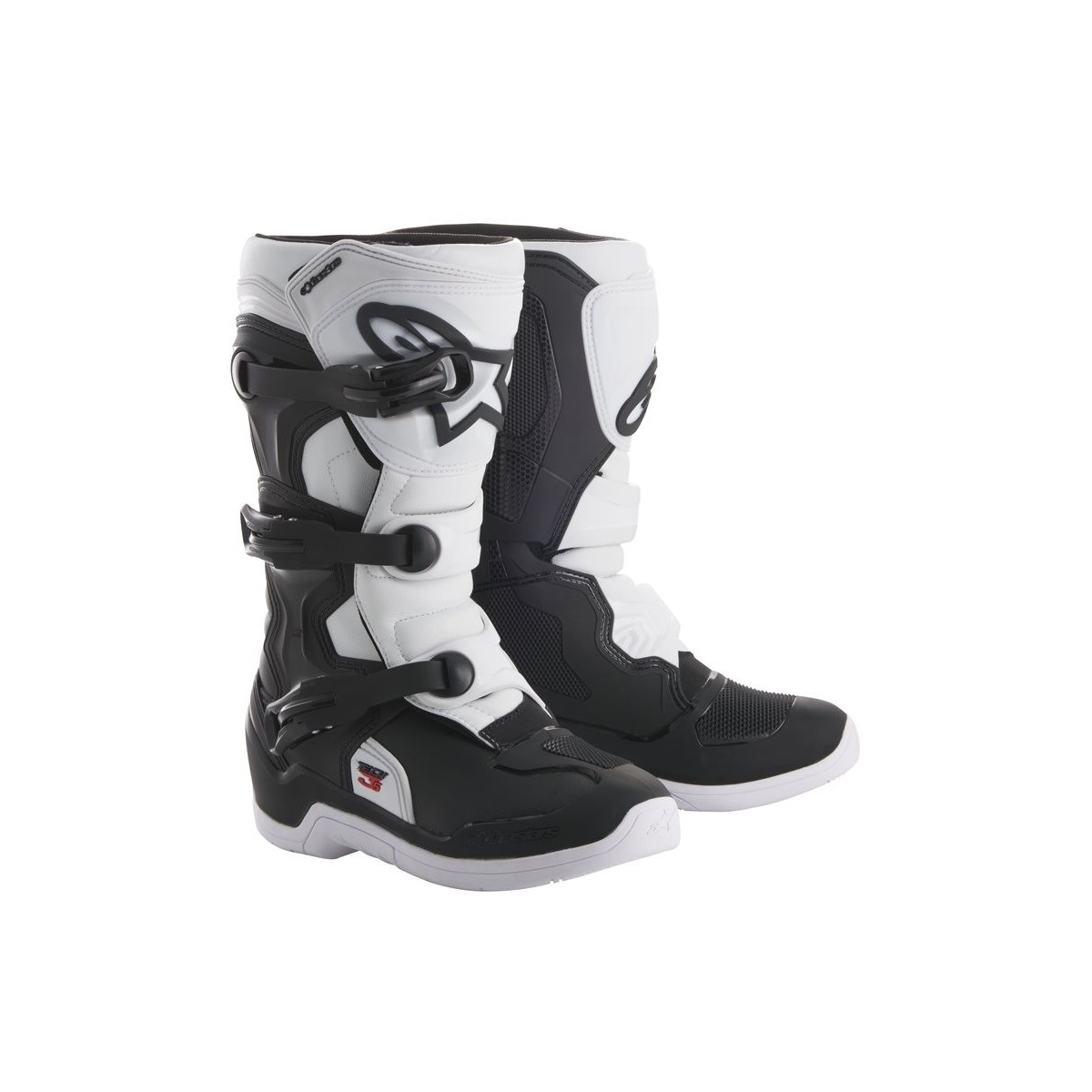 Bottes Enfants Alpinestars Tech 3S Noir Blanc 