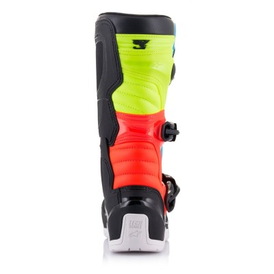 Bottes Enfants Alpinestars Tech 3S Noir Jaune Rouge Fluo 