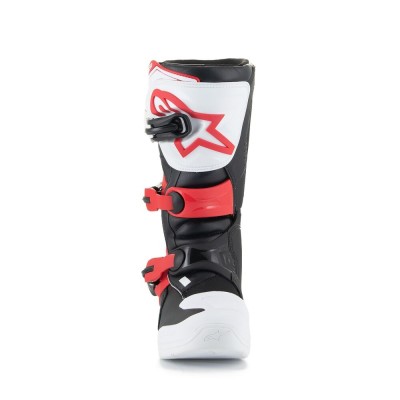 Bottes Enfants Alpinestars Tech 3S Blanc Noir Rouge Vif 