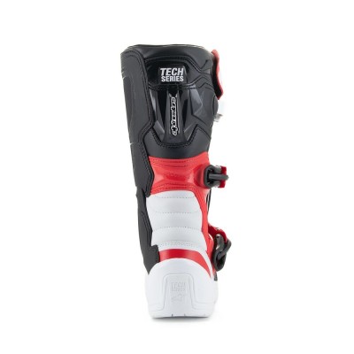 Bottes Enfants Alpinestars Tech 3S Blanc Noir Rouge Vif 