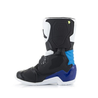 Bottes Enfants Alpinestars Tech 3S Blanc Noir Bleu Enamel 
