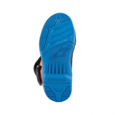 Bottes Enfants Alpinestars Tech 3S Orange Fluo Bleu Enamel Jaune Fluo 