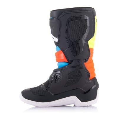 Bottes Enfants Alpinestars Tech 3S Noir Jaune Rouge Fluo 