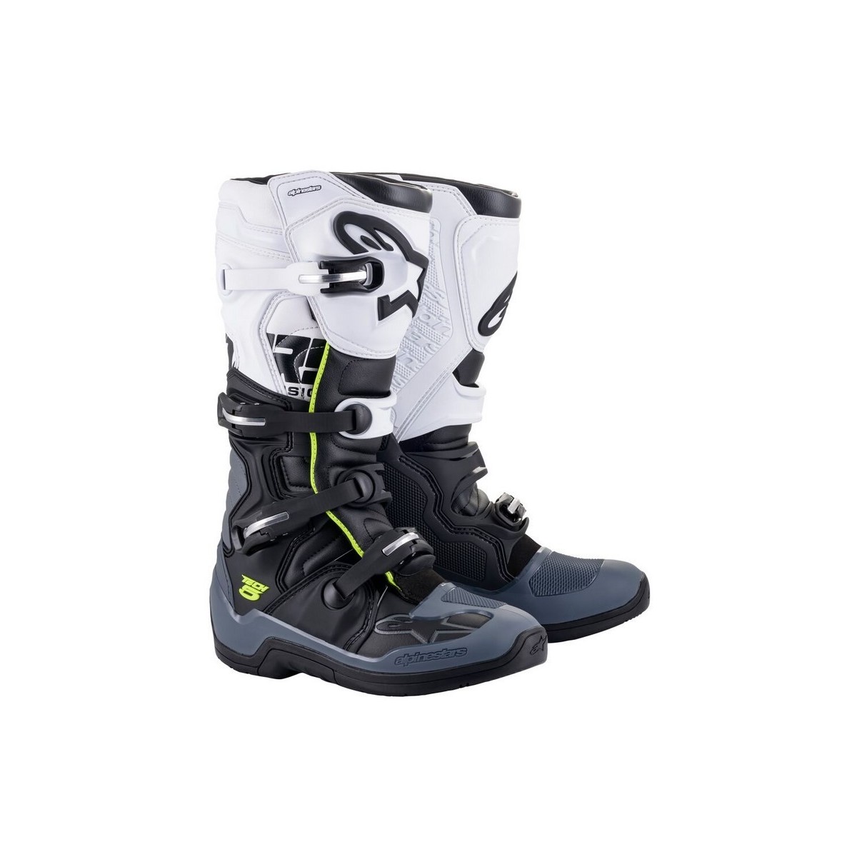 Bottes Alpinestars Tech 5 Noir Gris Foncé Blanc 