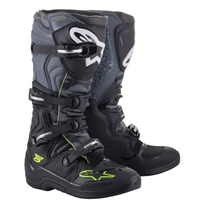 Bottes Alpinestars Tech 5 Gris Jaune Fluo 