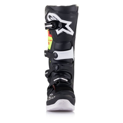 Bottes Alpinestars Tech 5 Noir Rouge Jaune Fluo 
