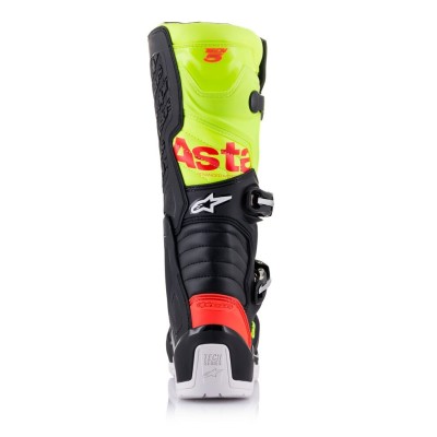 Bottes Alpinestars Tech 5 Noir Rouge Jaune Fluo 