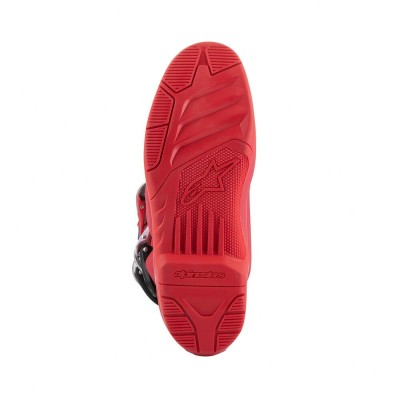 Bottes Alpinestars Tech 5 Rouge Clair Rouge Foncé Bleu Alpine 
