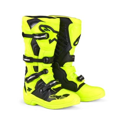 Bottes Alpinestars Tech 5 Jaune Fluo Noir 