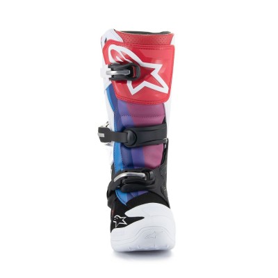 Bottes Enfant Alpinestars Tech 7S Blanc Noir Arc en ciel 