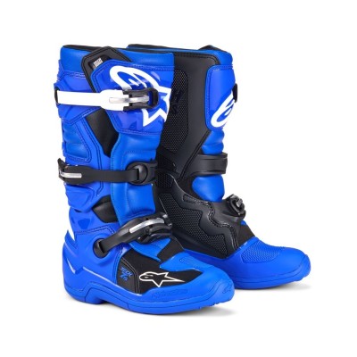 Bottes Enfant Alpinestars Tech 7S Bleu Noir Blanc 