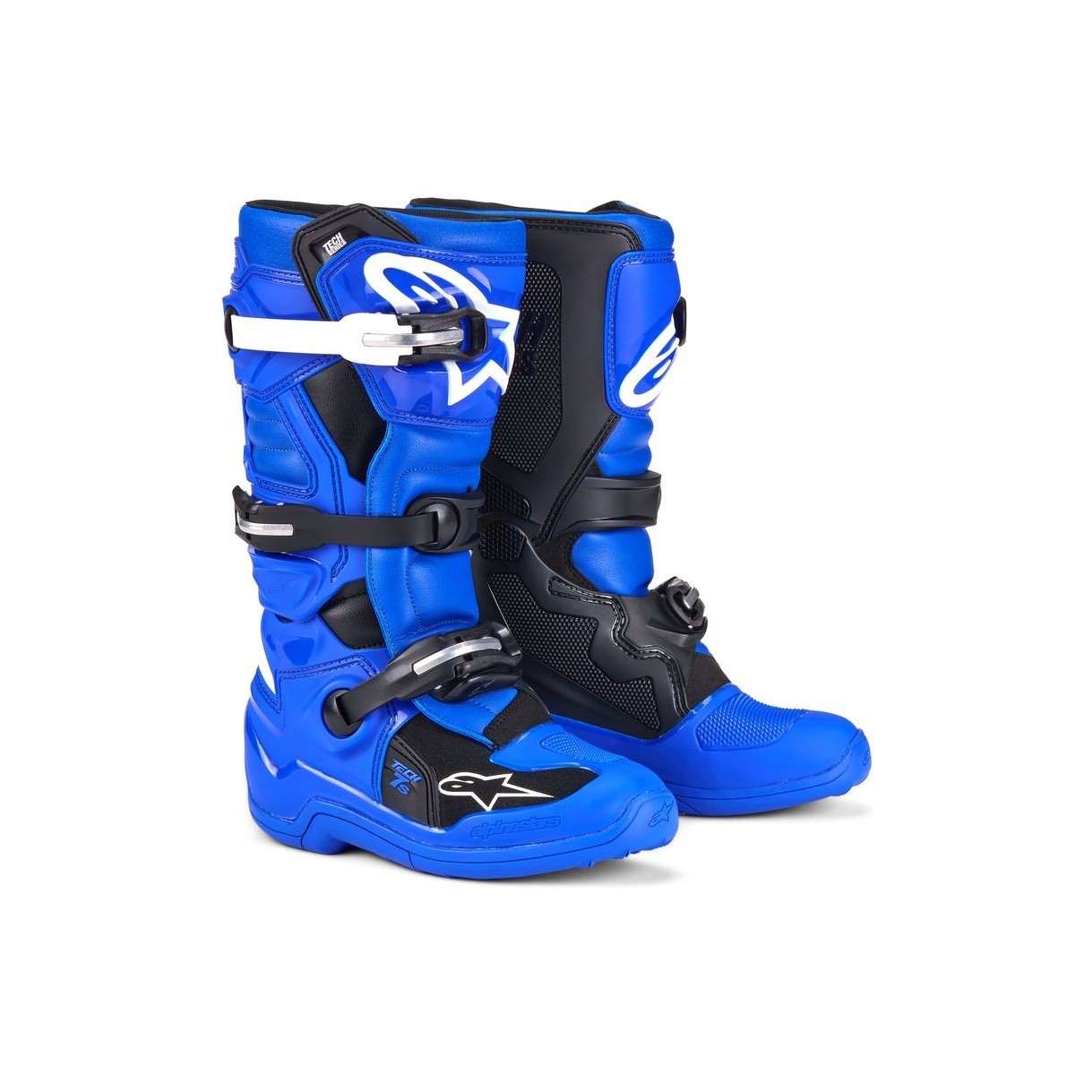 Bottes Enfant Alpinestars Tech 7S Bleu Noir Blanc 