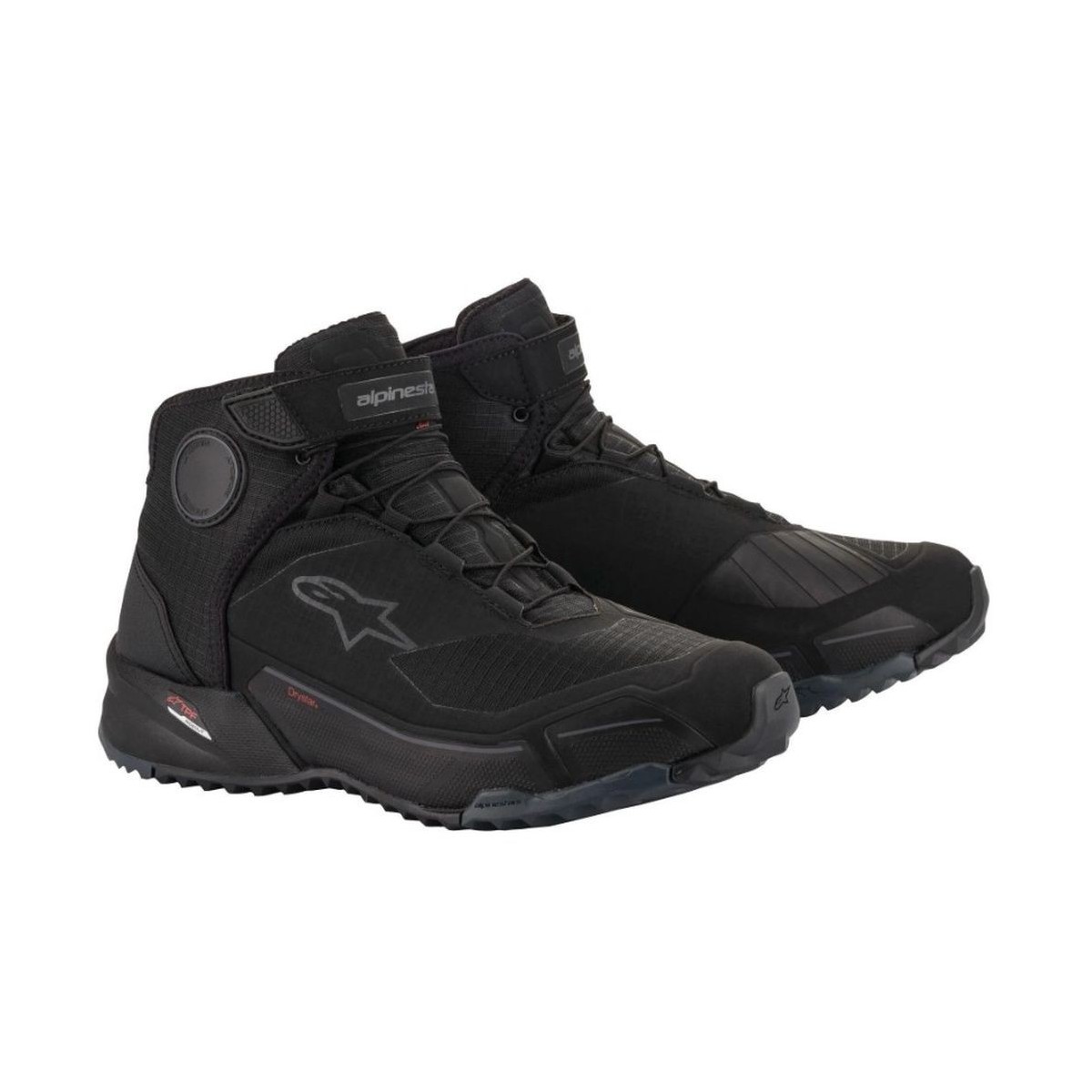 Chaussures de Moto Alpinestars CR-X Drystar Noir Noir 
