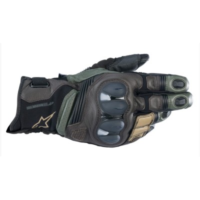 Gants Alpinestars Belize V2 Drystar Foret Noire Marron 