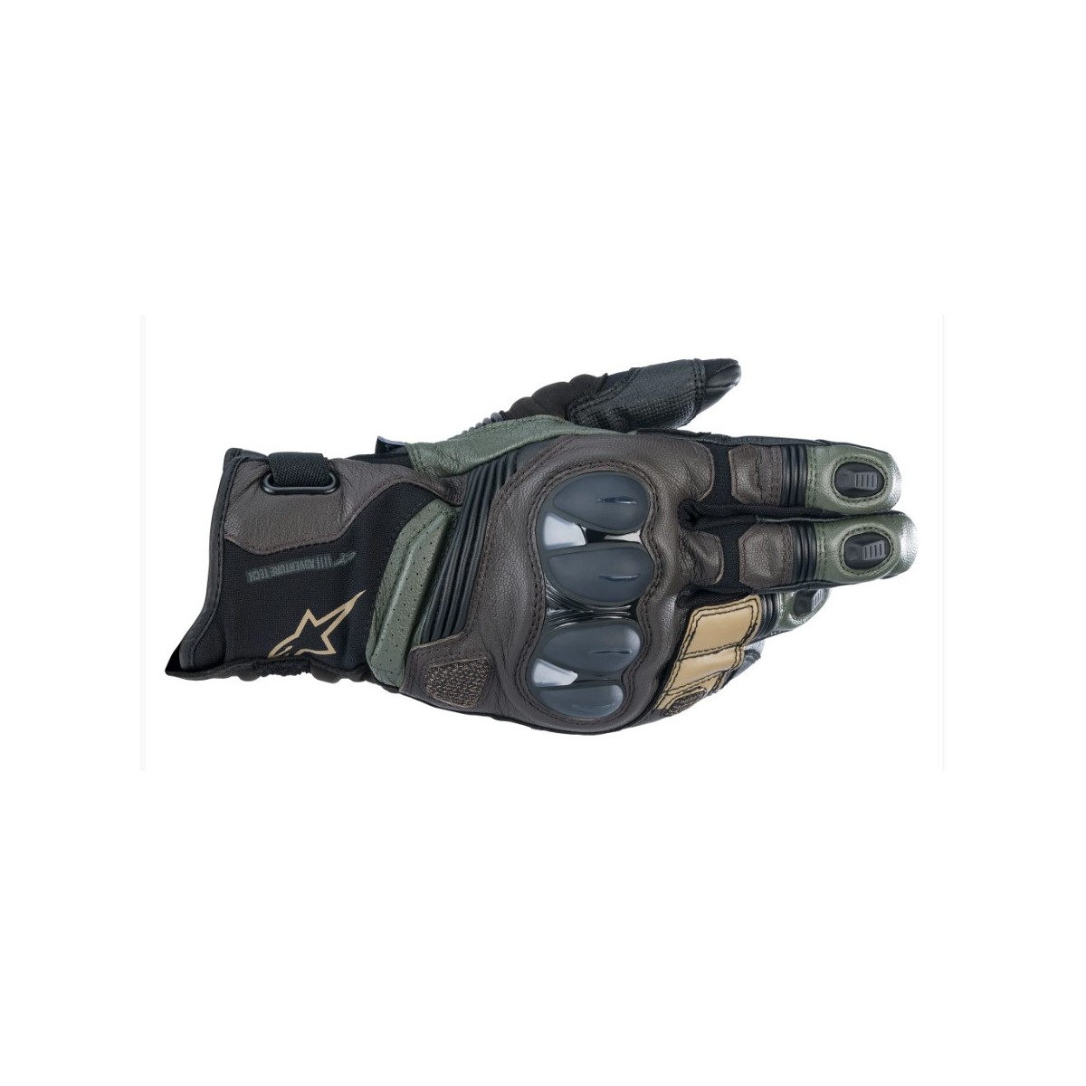 Gants Alpinestars Belize V2 Drystar Foret Noire Marron 