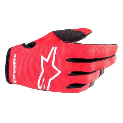 Gants Enfants Alpinestars Radar Rouge Mars Blanc 