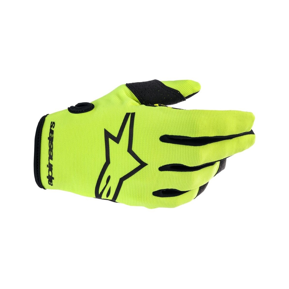 Gants Enfants Alpinestars Radar Jaune Fluo Noir  