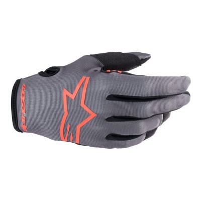 Gants Enfants Alpinestars Radar Magnet Rouge Fluo 