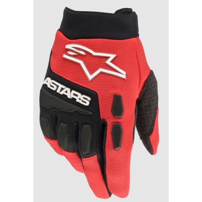 Gants Enfants Alpinestars Full Bore Rouge Noir 