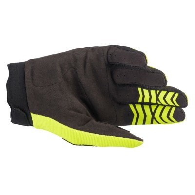 Gants Enfants Alpinestars Full Bore Jaune Fluo Noir 