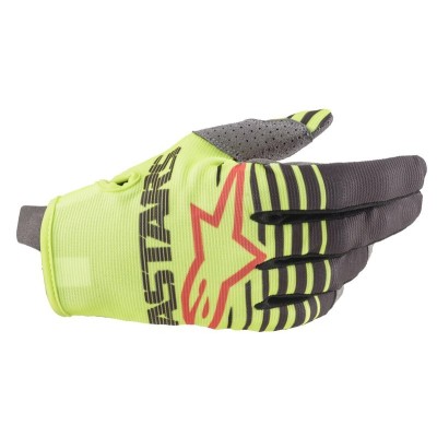 Gants Alpinestars Radar Jaune Fluo Gris 