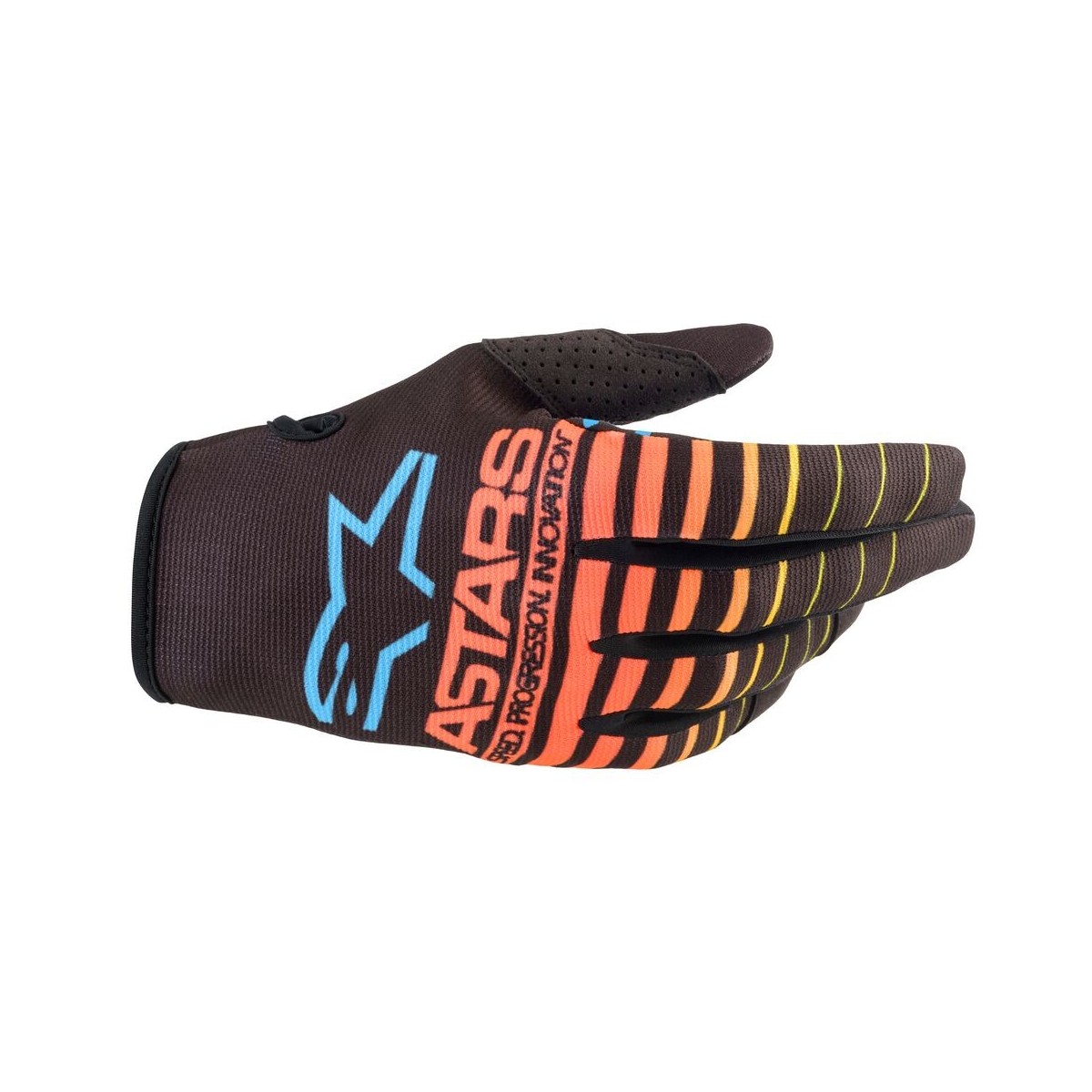 Gants Alpinestars Radar Noir Jaune Corail 