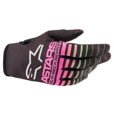 Gants Alpinestars Radar Noir Vert Rose 