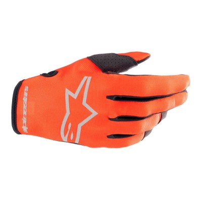 Gants Alpinestars Radar Orange Vif Noir 