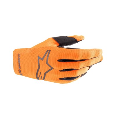 Gants Alpinestars Radar Orange Vif Noir  