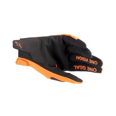 Gants Alpinestars Radar Orange Vif Noir  