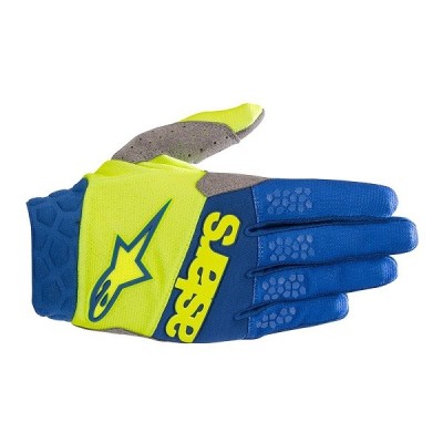 Gants Alpinestars Racefend Jaune Fluo/ Bleu 