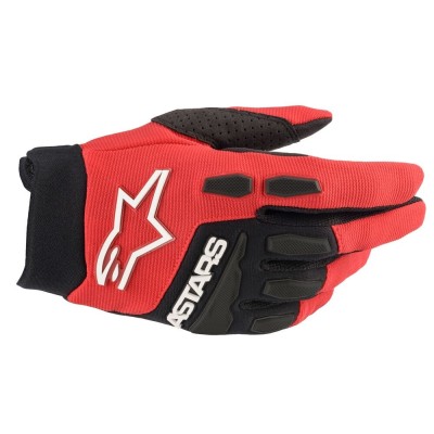 Gants Alpinestars Full Bore Rouge Noir  