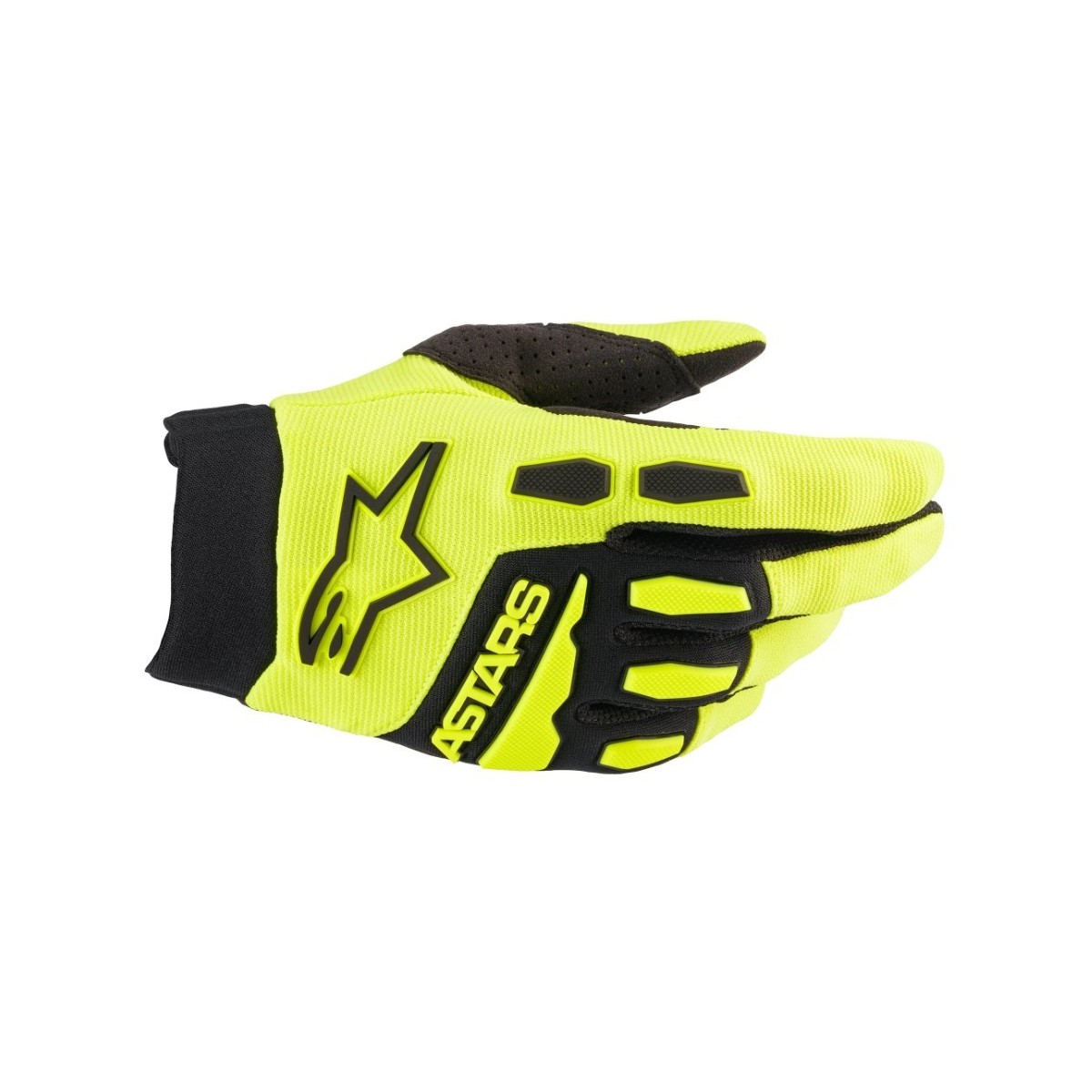 Gants Alpinestars Full Bore Jaune Fluo Noir  