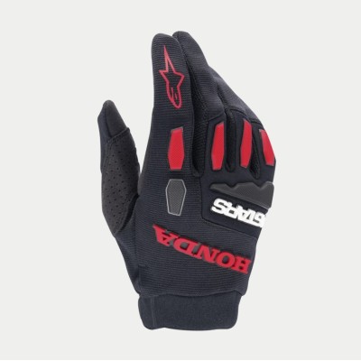Gants Alpinestars Honda Full Bore Noir Rouge 