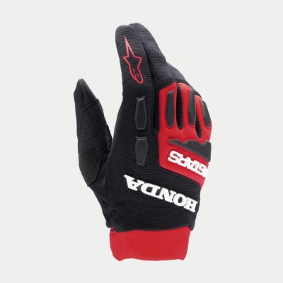 Gants Alpinestars Honda Full Bore Rouge Noir 