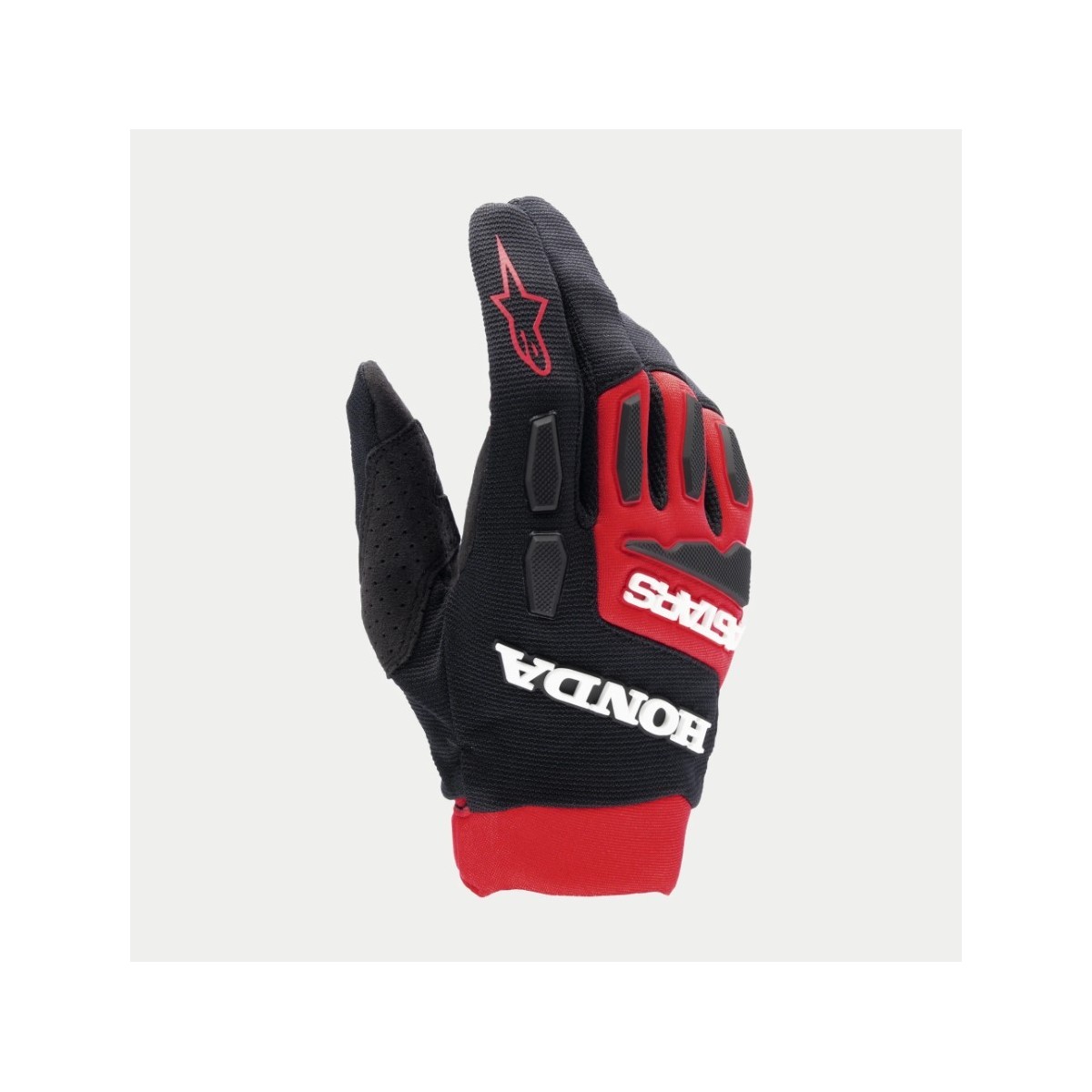 Gants Alpinestars Honda Full Bore Rouge Noir 